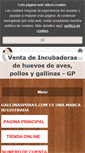 Mobile Screenshot of gallinaspuras.com